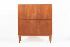 Mid-Century Scandinavian Teak Wood Storage Cabinet in the Style of Afdal