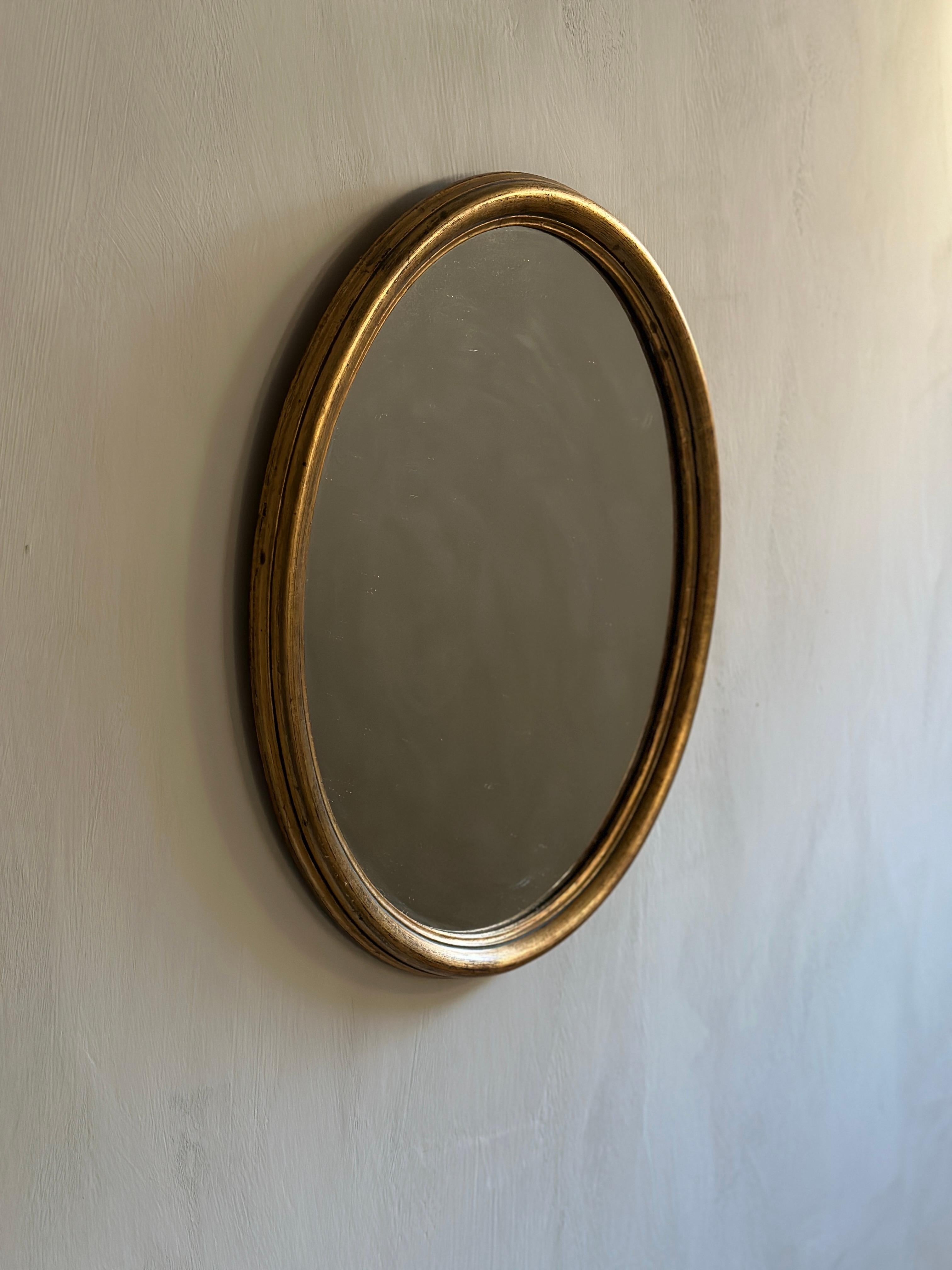 Mid-Century Modern Miroir mural scandinave du milieu du siècle dernier, vers 1930/40 en vente