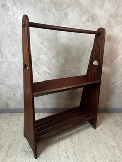 Mid-Century Scandinavian Walnut Clothes Valet Stand, 1960s