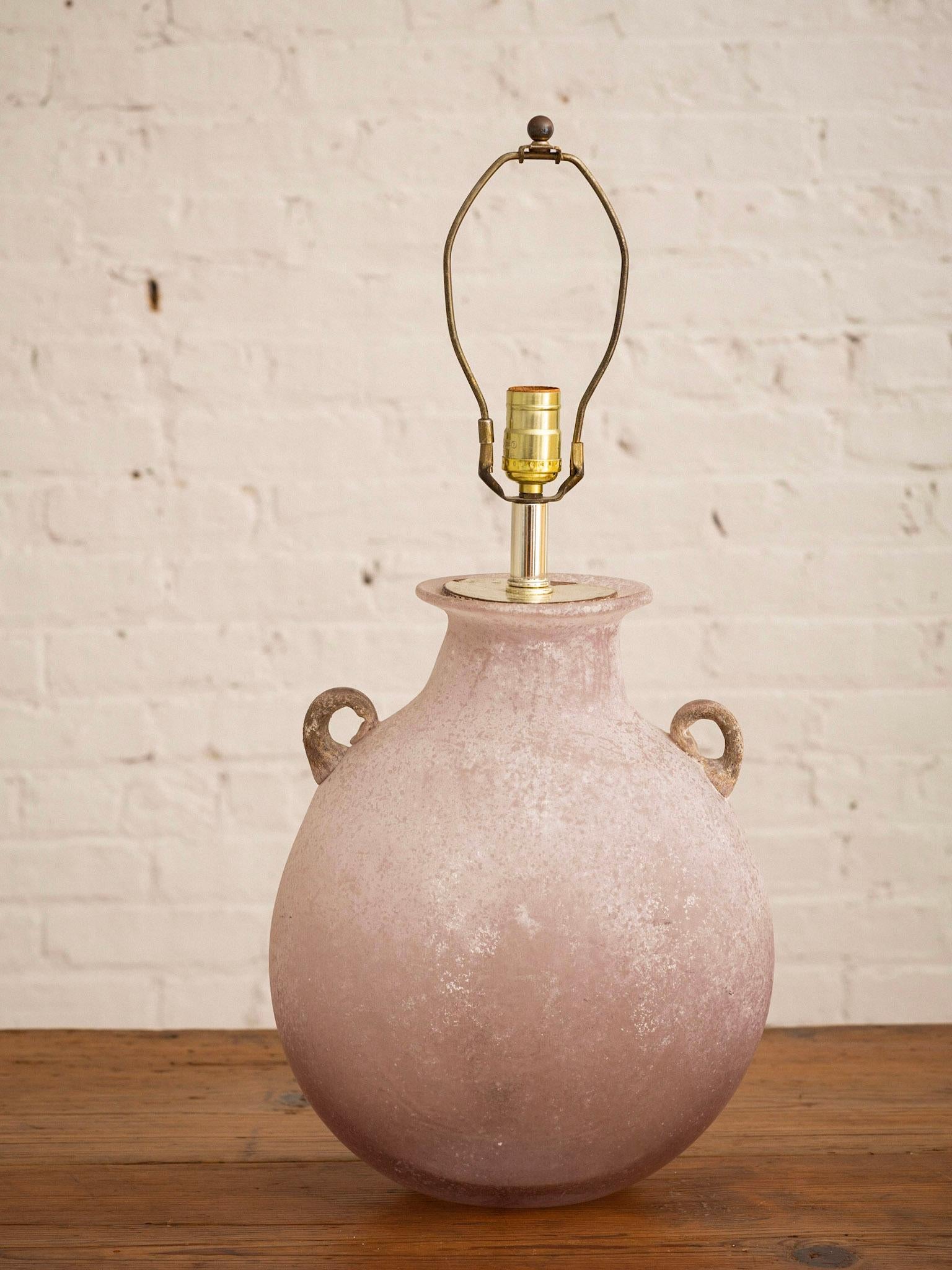 Mid-Century Modern Mid Century Scavo Glass Lamp