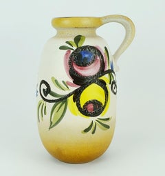 mid century scheurich VASE colorful fat lava flower decor model 484-27