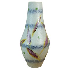 Mitte des Jahrhunderts Scheurich VASE Bodenvase abstraktes Muster frühe 60er Jahre Modell 537-52