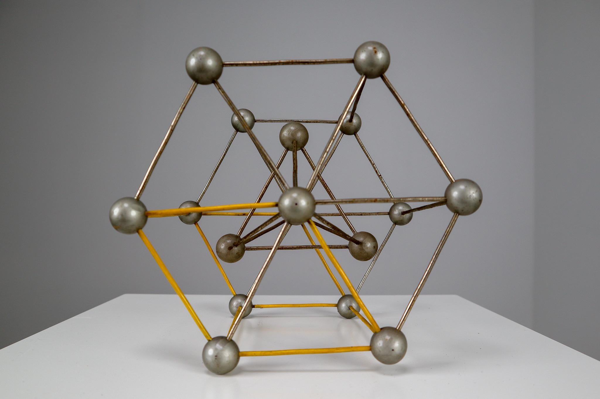 Mid-Century Scientific Crystal Molecular Model 1