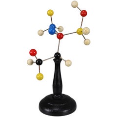 Mid-Century Scientific Molecular Model Czechoslovakia from the 1960s