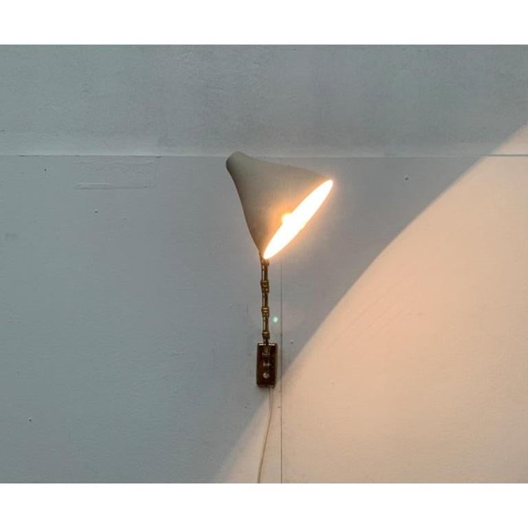 Lampada da parete a forbice di metà secolo in metallo in vendita 2