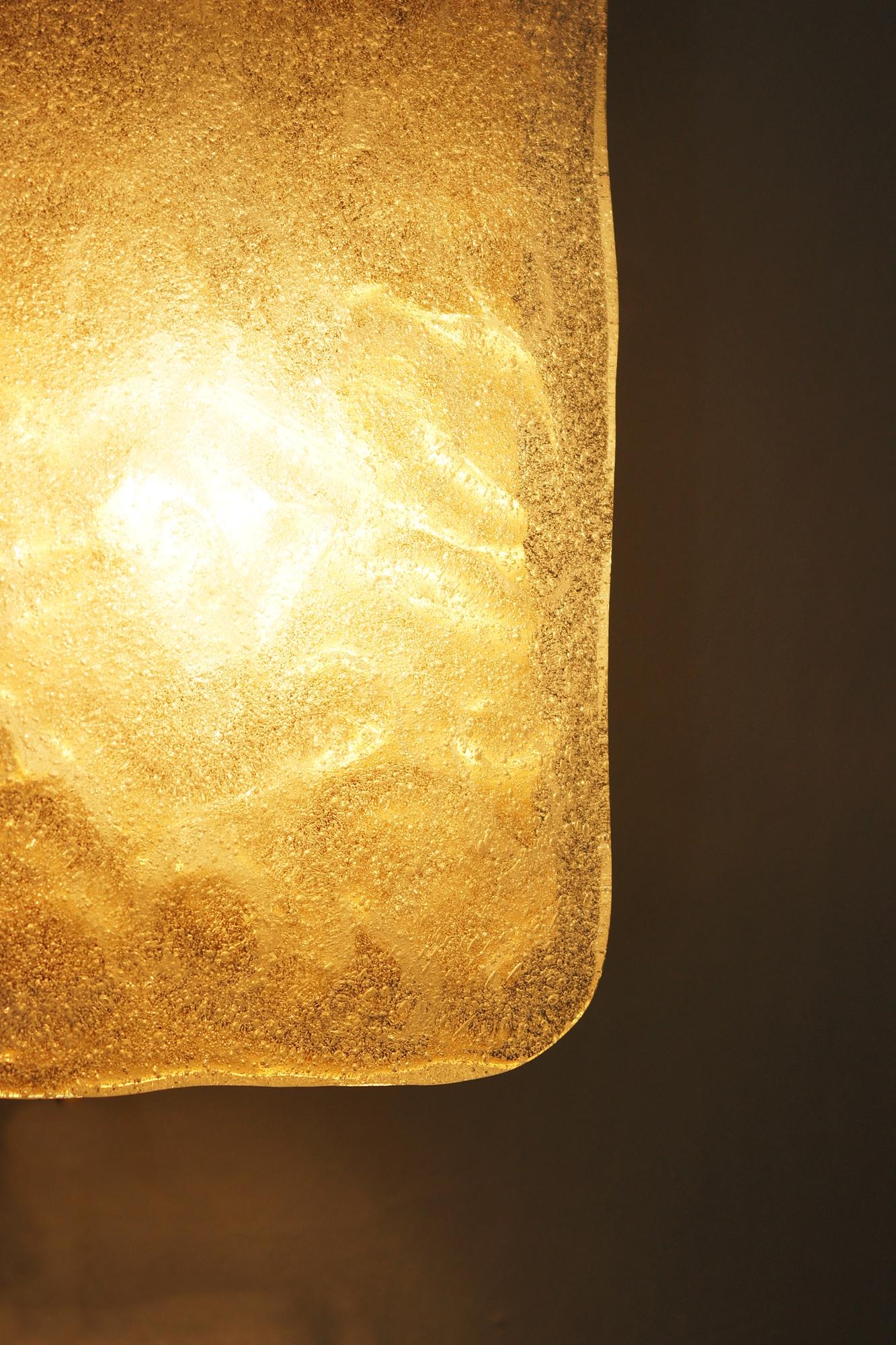 Verre Applique du milieu du siècle de Kalmar, 1970 en vente