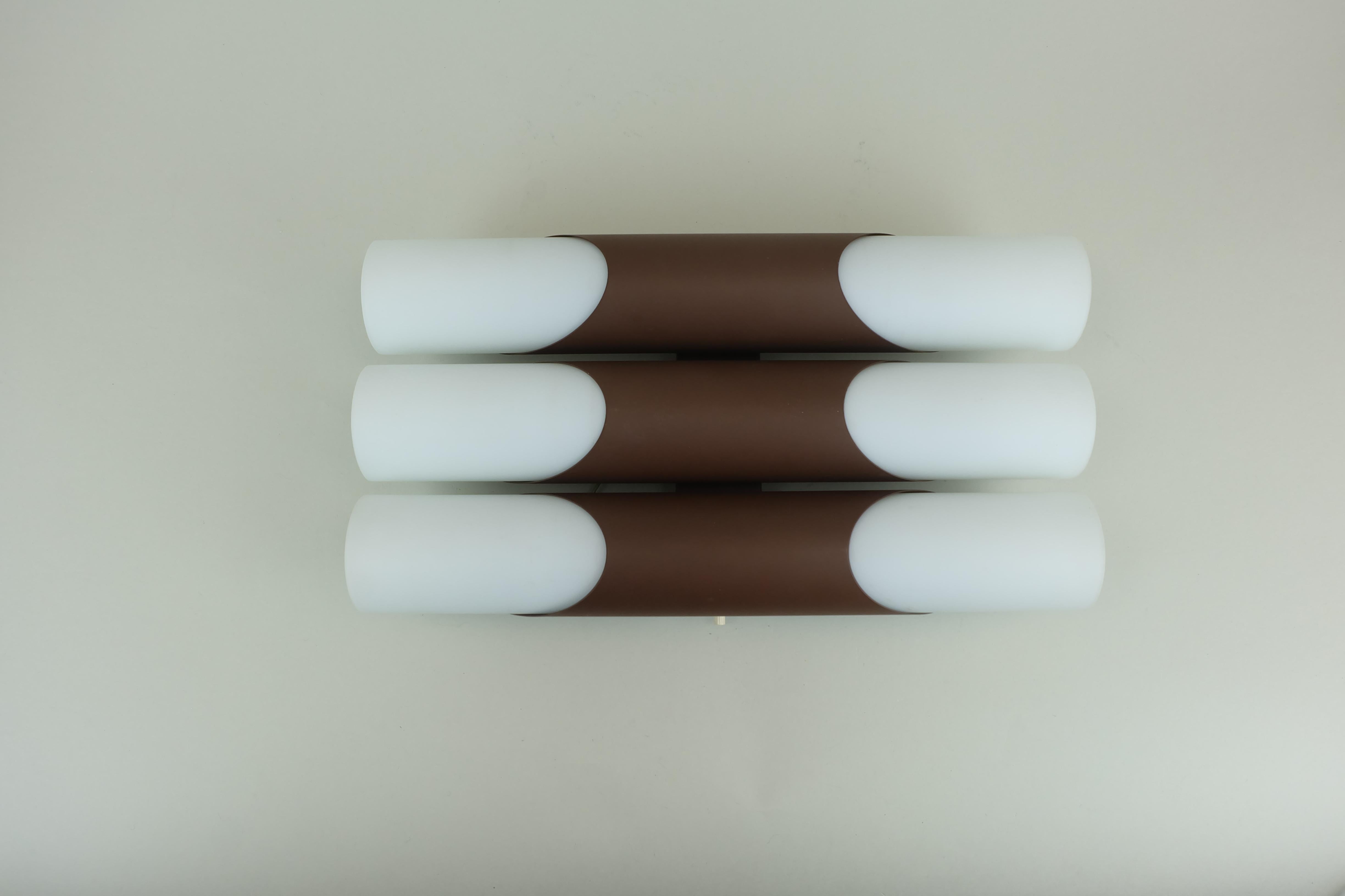 Lampada da parete ad applique di metà secolo, design klaus link per neuhaus-leuchten 1960 in vendita 4