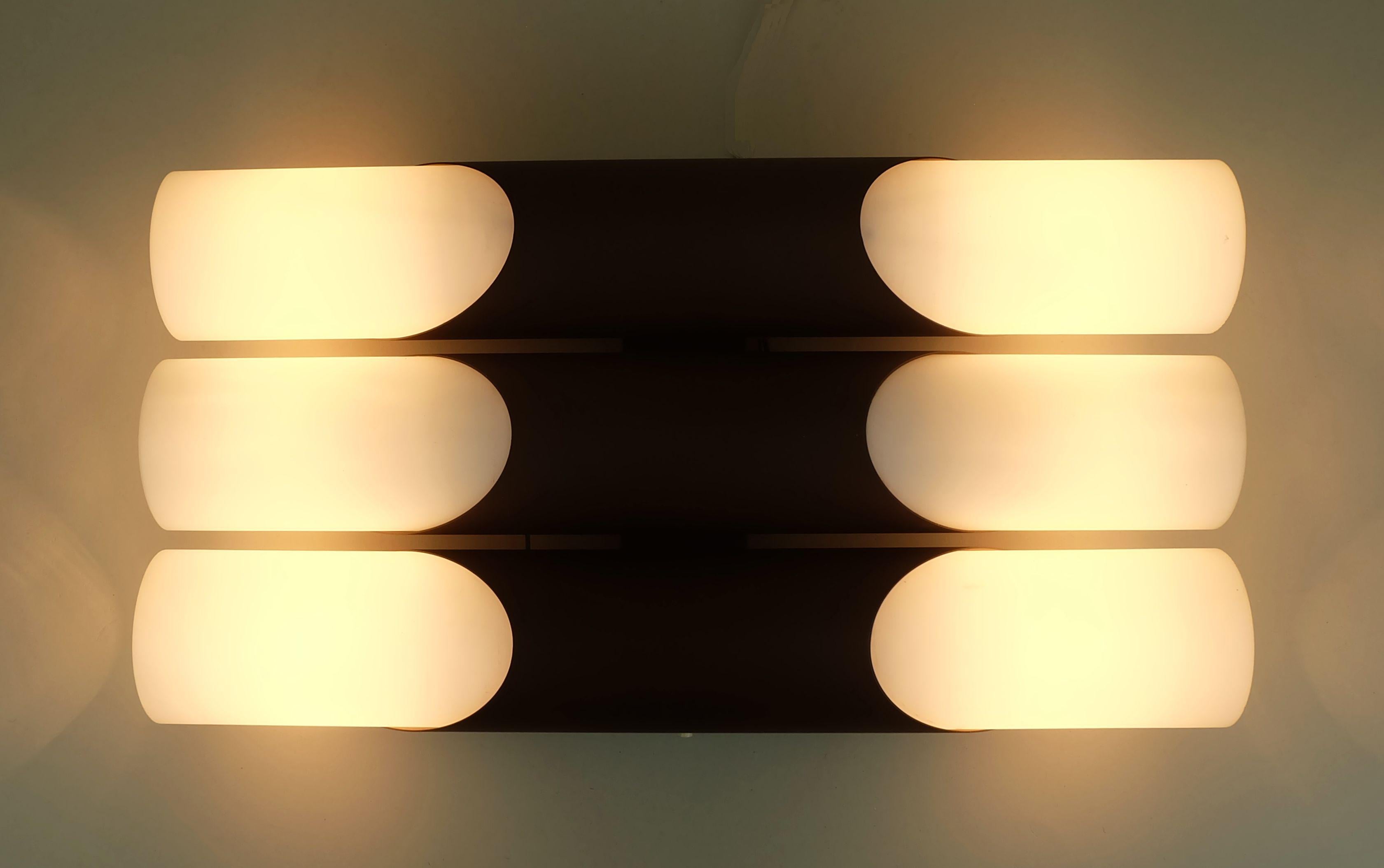 Lampada da parete ad applique di metà secolo, design klaus link per neuhaus-leuchten 1960 in vendita 1