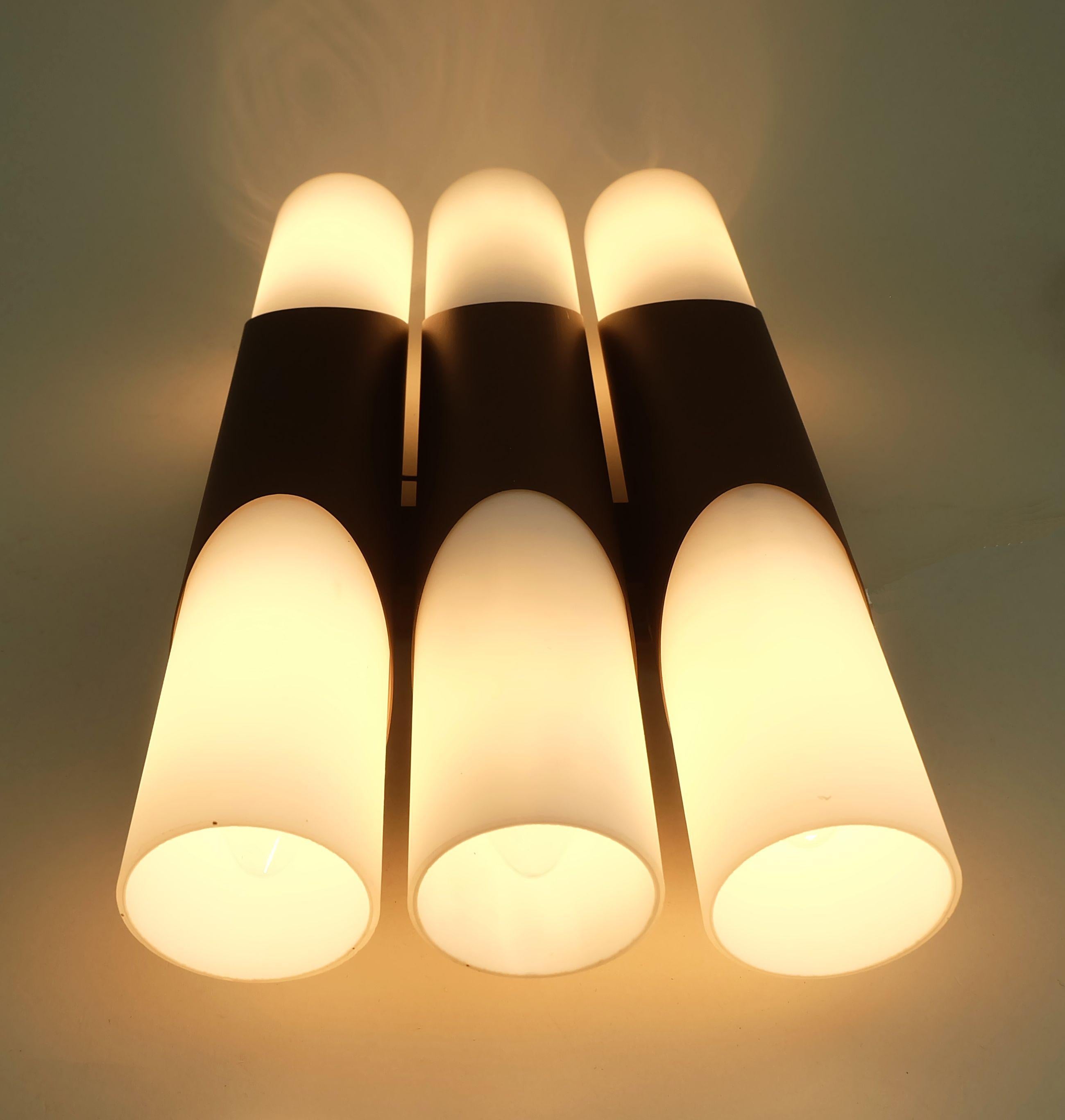 Lampada da parete ad applique di metà secolo, design klaus link per neuhaus-leuchten 1960 in vendita 2