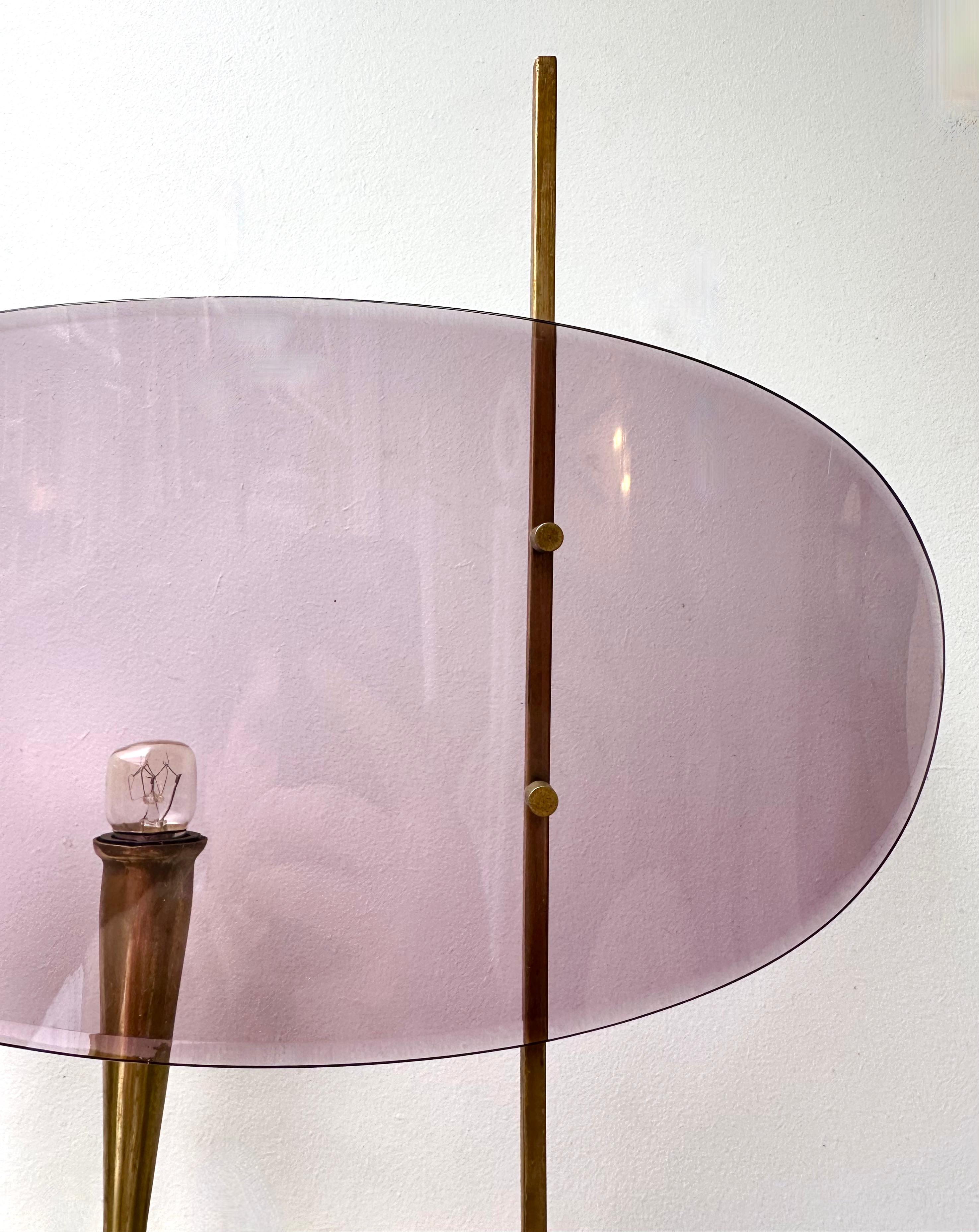 Mid-Century Sconces Lucite and Brass by Stilux Milano. Italy, 1960s In Good Condition For Sale In SAINT-OUEN, FR