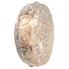 Mid-Century Sconces Wandlampen von WILA, Metallsockel mit Klarglas, 1960-1970