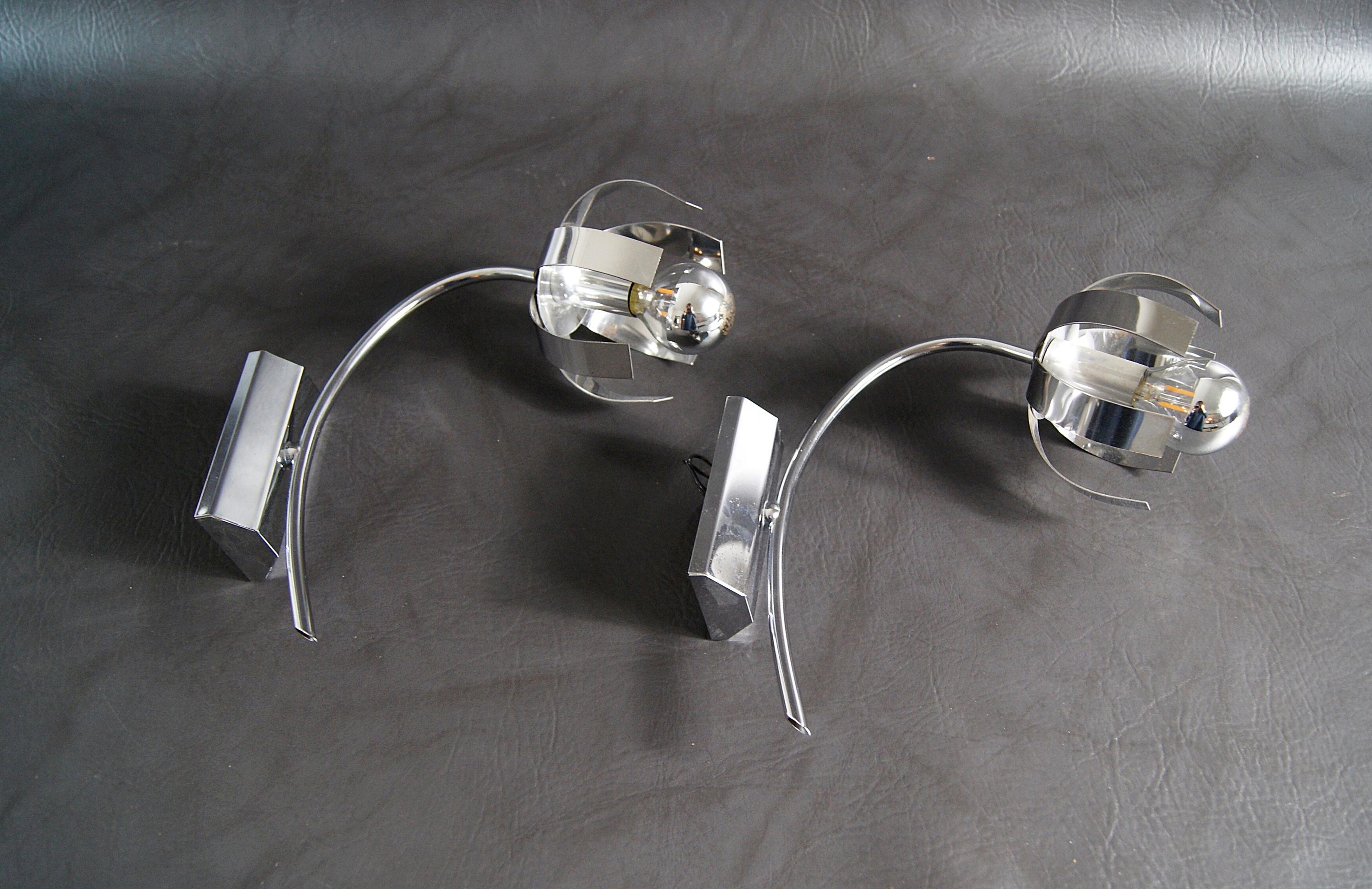 Midcentury Sconces Wall Lights by Reggiani, Italy, 1960s 1