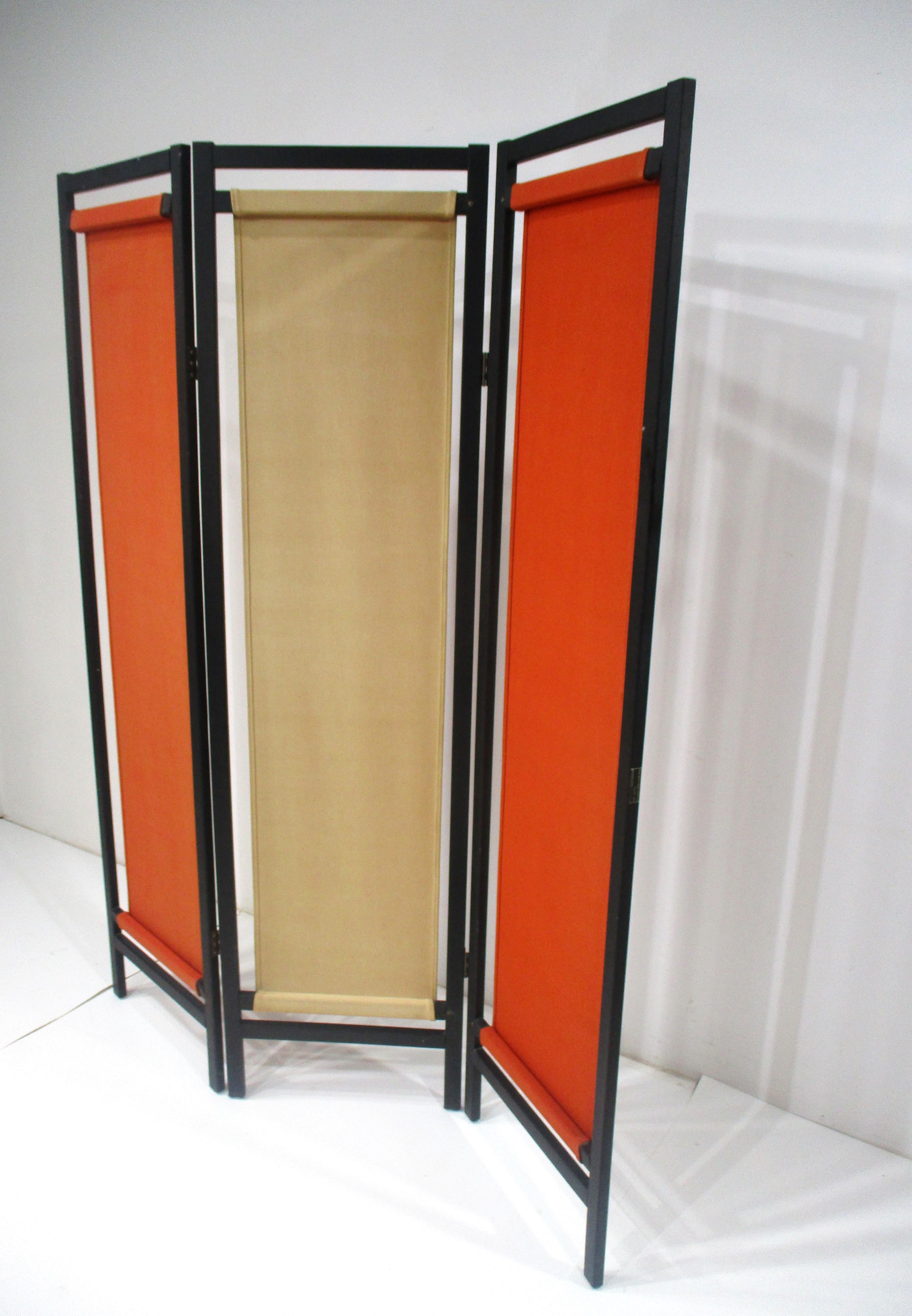 Mid-Century Modern Mid Century Screen / Room Divider by Gold Medal  For Sale
