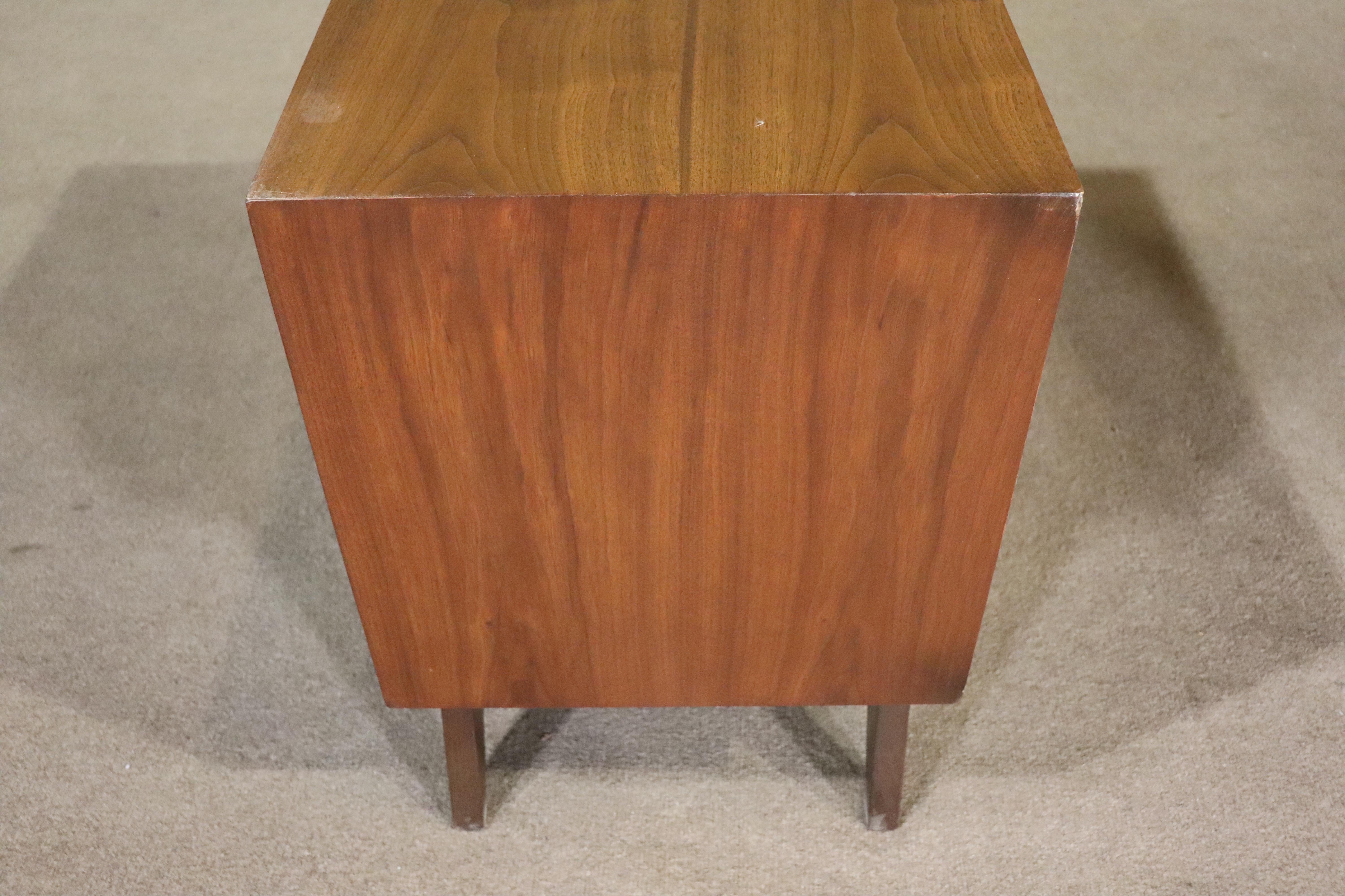 Mid-Century Sculpted Front End Tables For Sale 2
