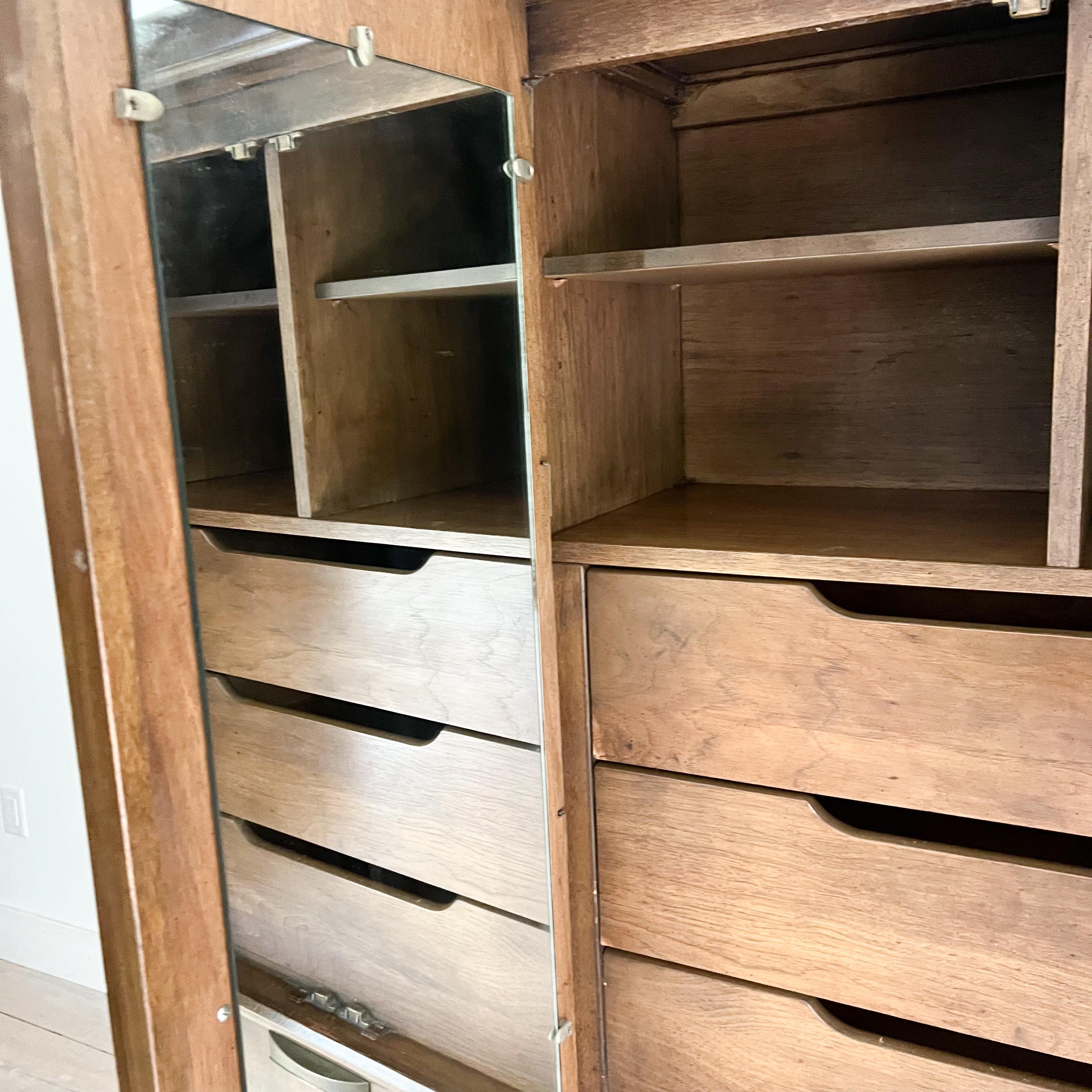Mid Century Sculpted Front Tall Wardrobe by Stanley's Cosmopolitan Line 6