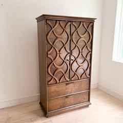 Mid Century Sculpted Front Tall Wardrobe by Stanley's Cosmopolitan Line