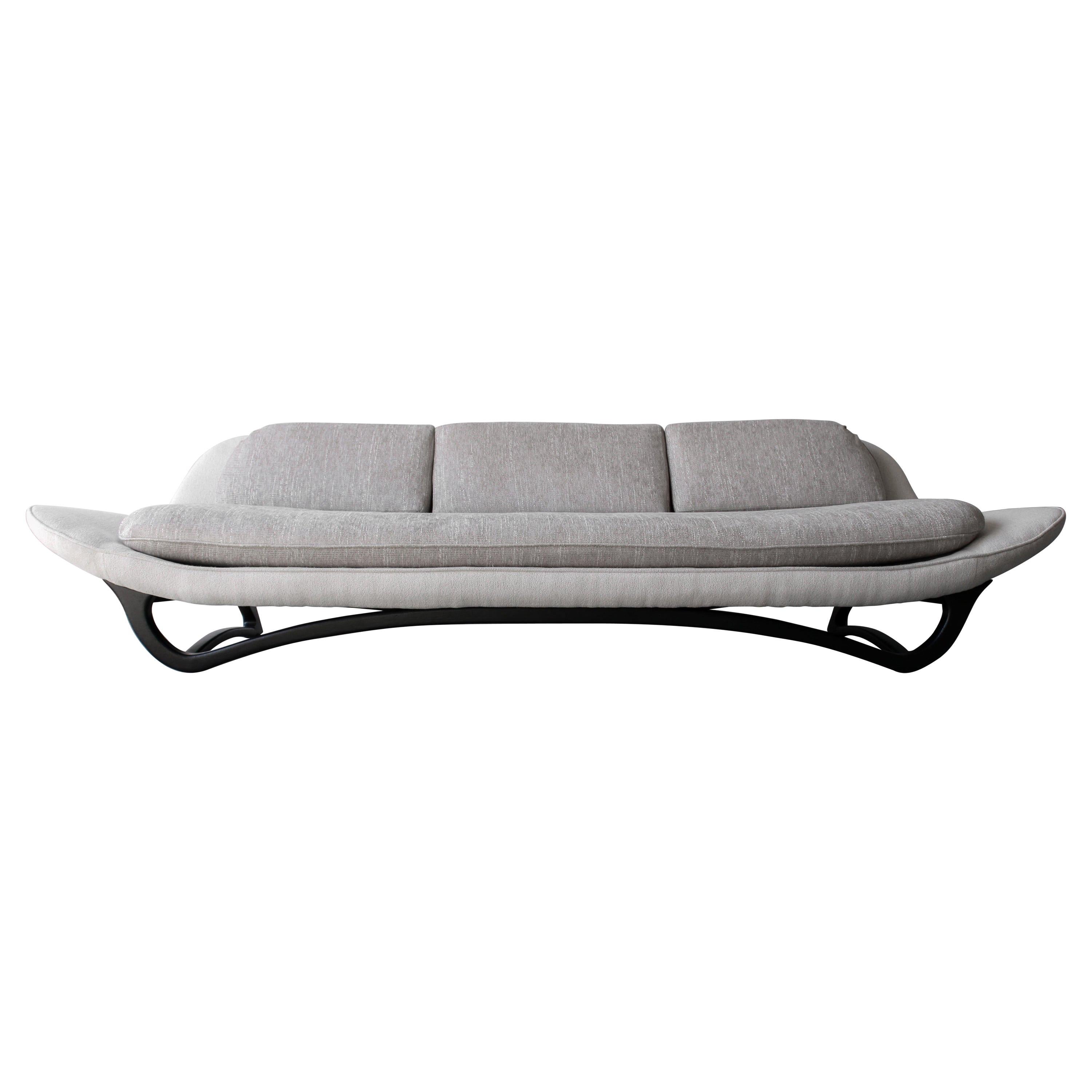 Midcentury Platform Gondola Sofa by Adrian Pearsall For Sale at 1stDibs