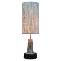 Lampada da tavolo scultorea di metà secolo