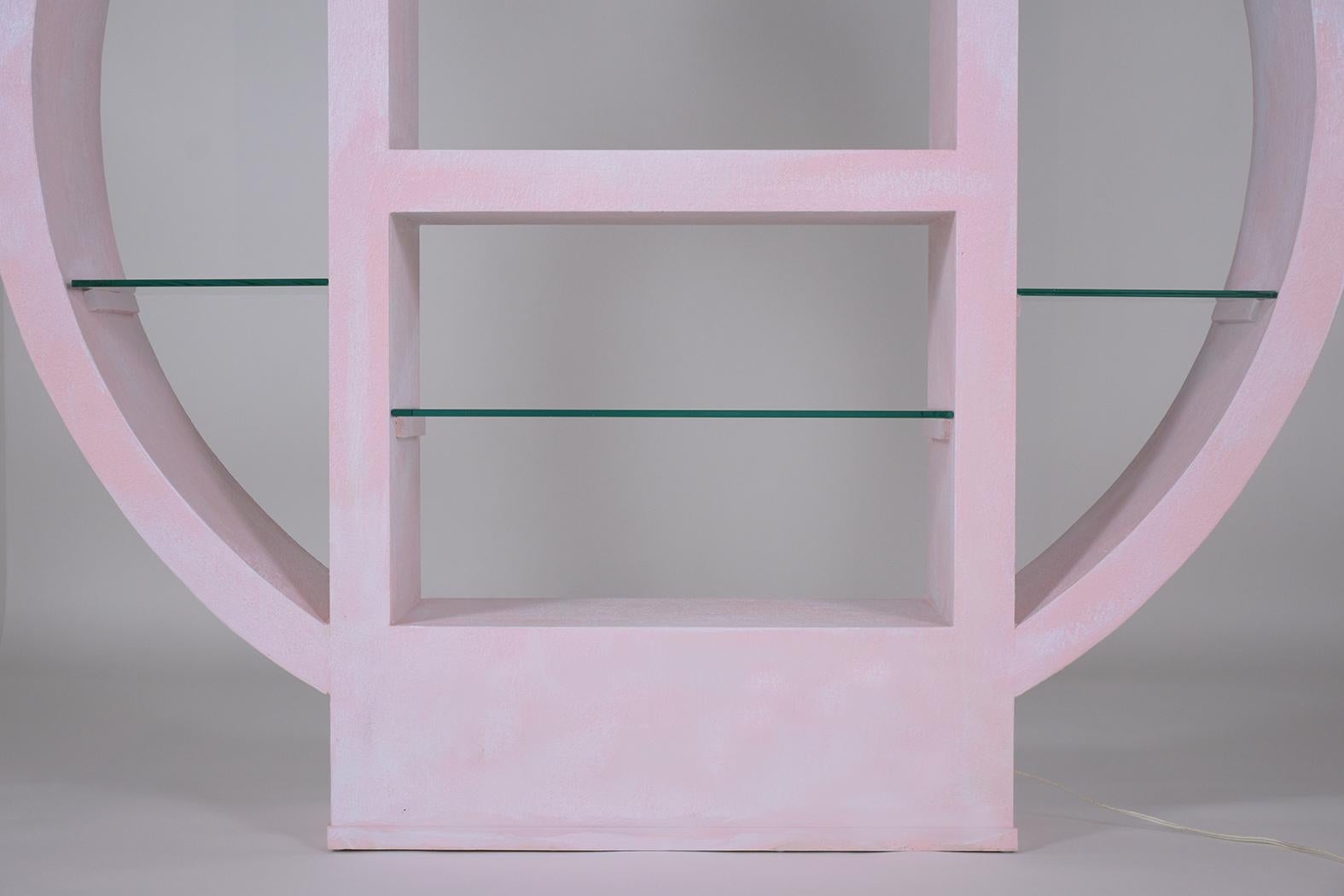 MidCentury Sculptural Bookcase at 1stDibs