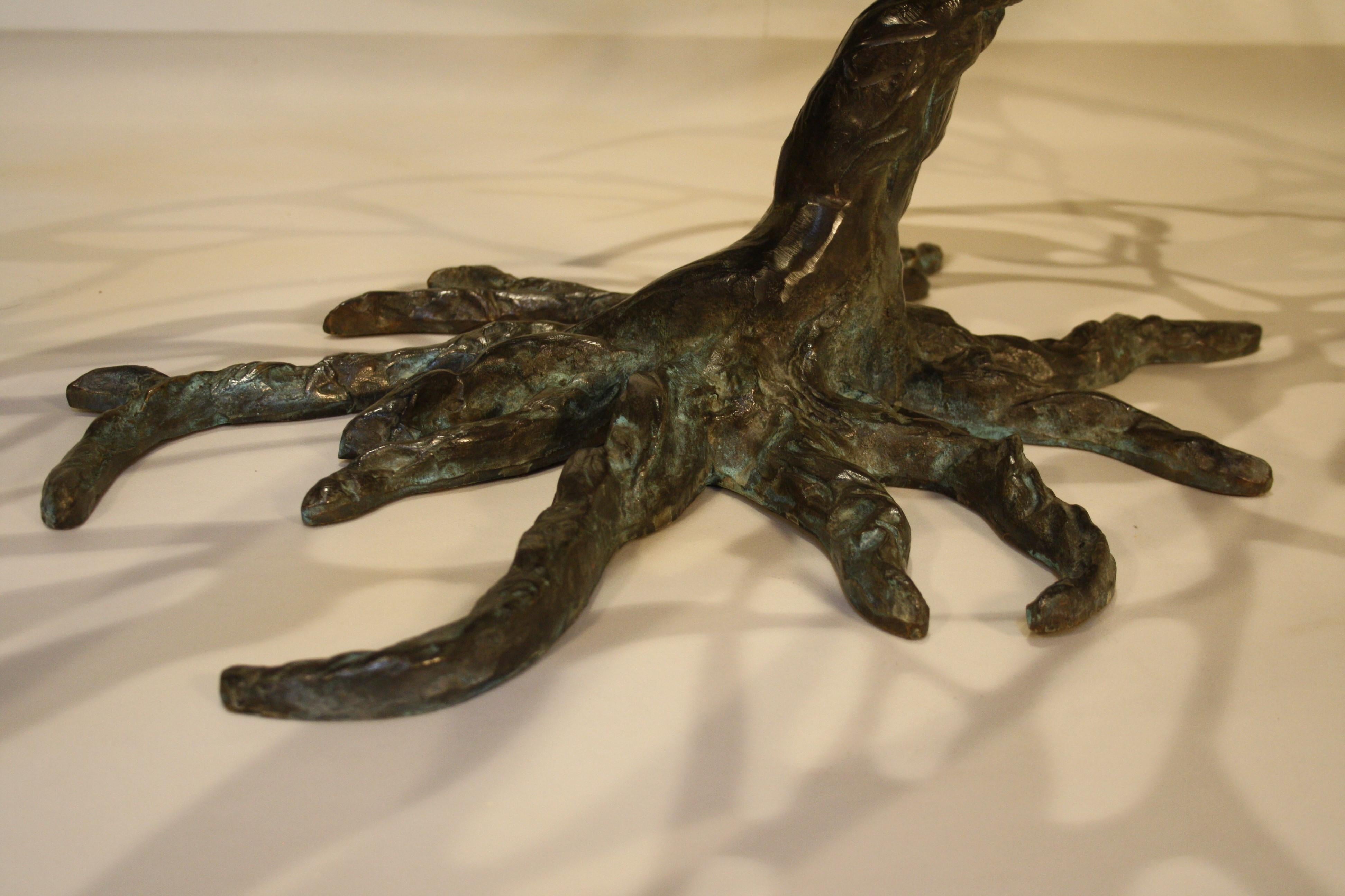 Midcentury Sculptural Cast Bronze Coffee Table, 1960s 5