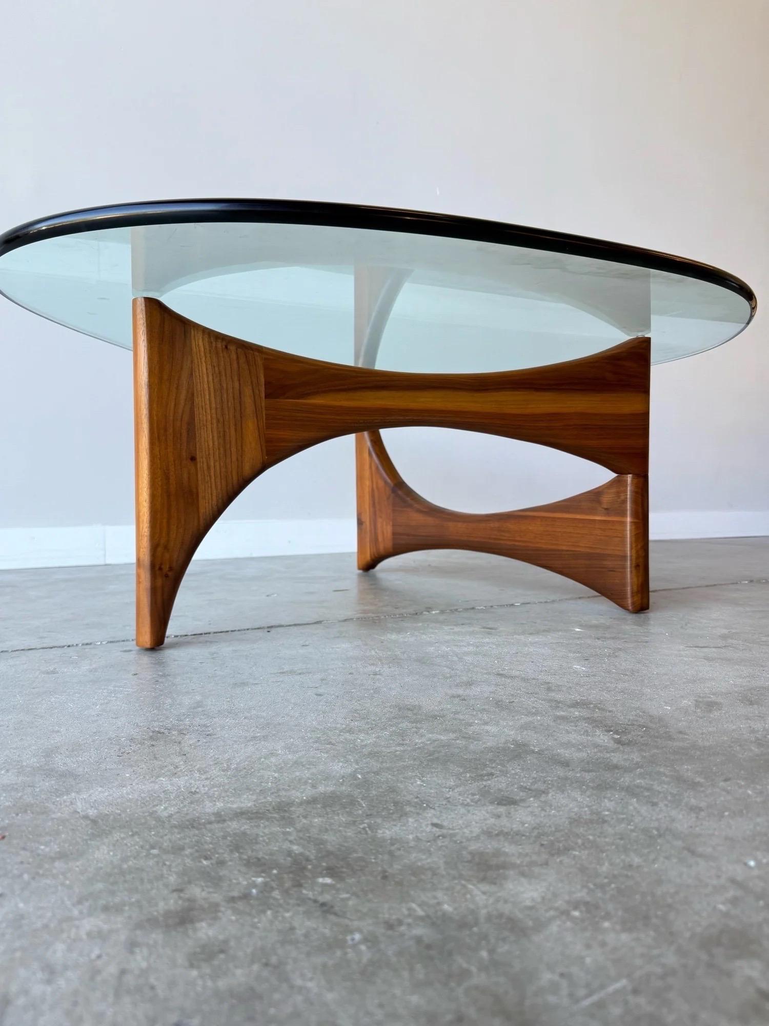 Mesa baja escultórica de mediados de siglo de Adrian Pearsall en Bueno estado para la venta en Raleigh, NC
