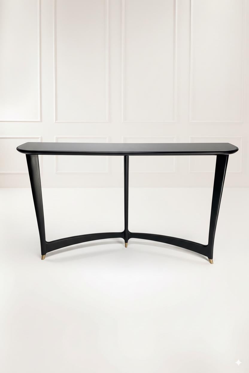 Mid-20th Century Mid-century sculptural console table by Guglielmo Ulrich, Italy, 1950s For Sale