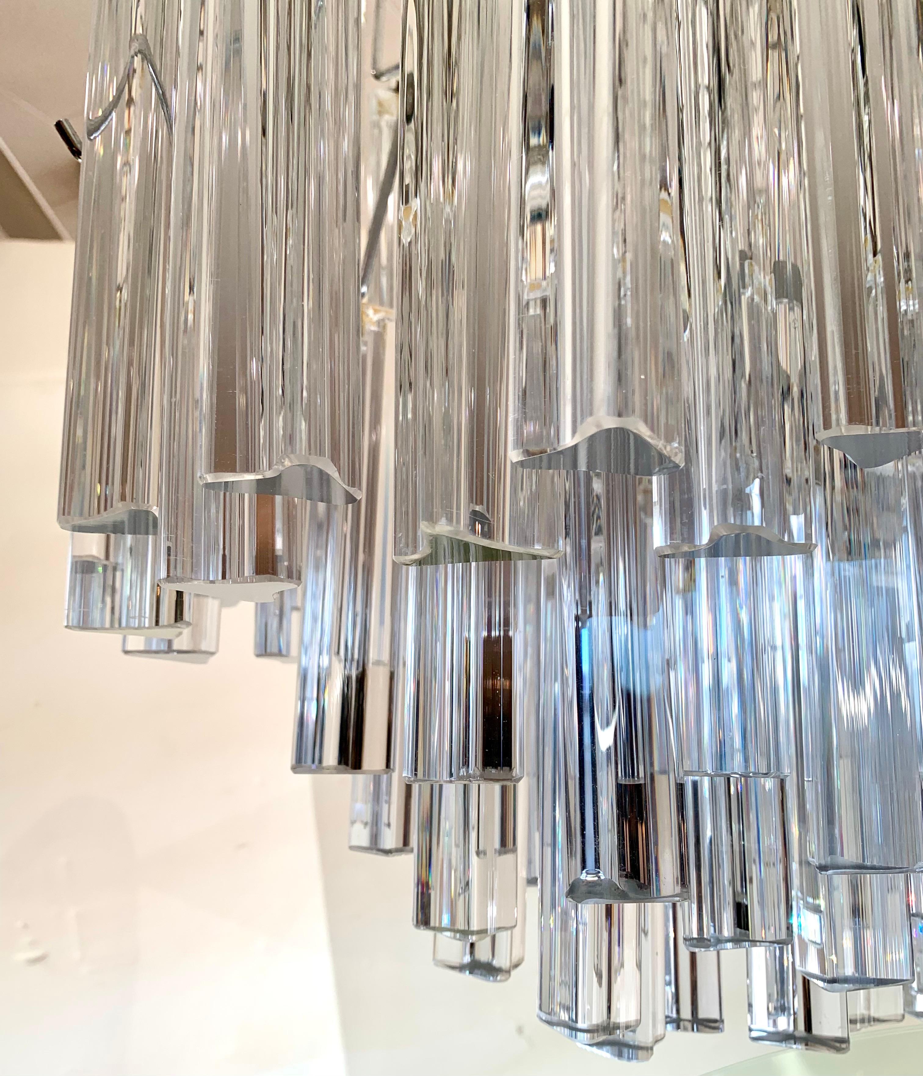 camer glass chandelier