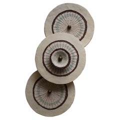 Applique scultoreo danese di metà secolo, fatto a mano, anni '70