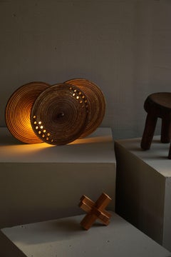 Mid Century Sculptural Danish Ceramic Wall Sconce, Made by Axella - 1970s