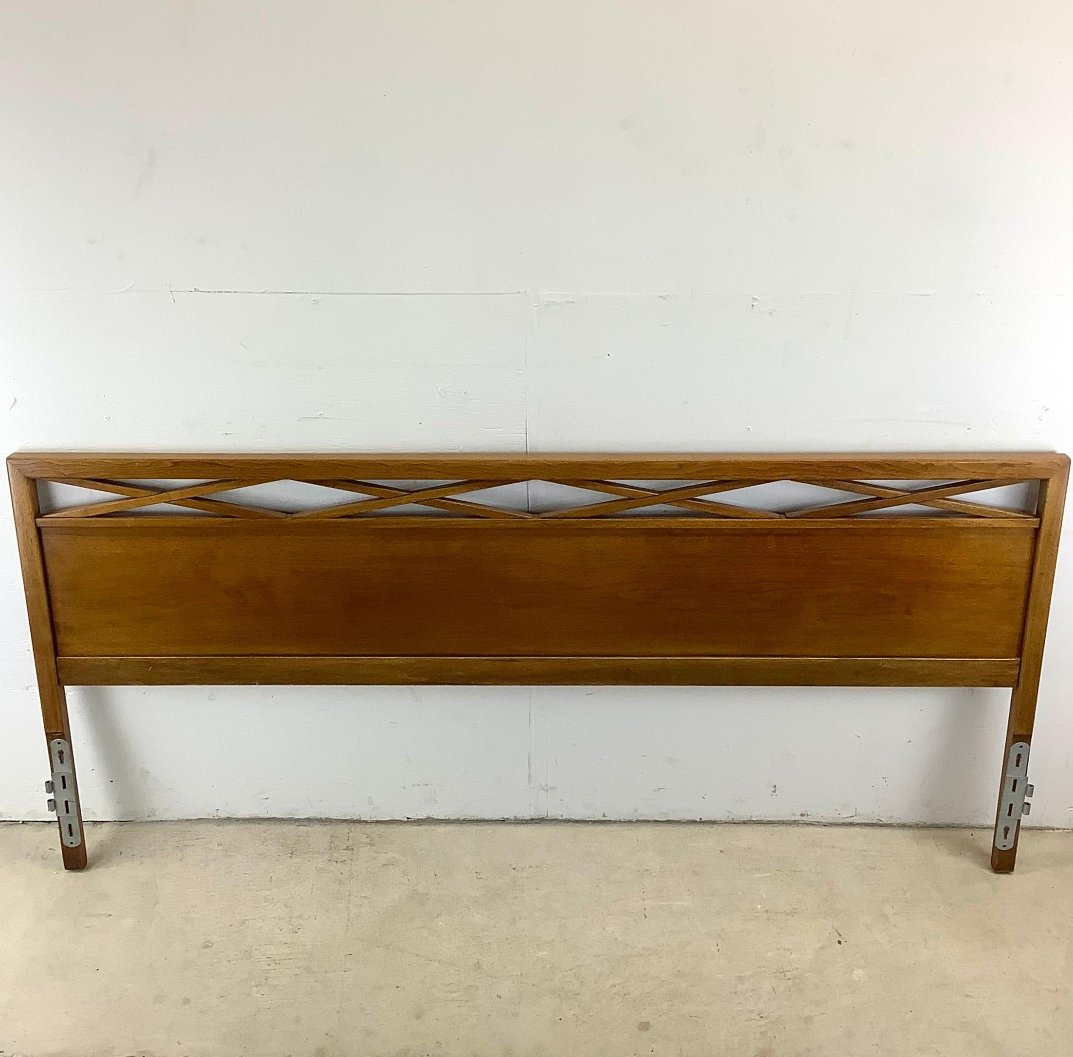 Other Mid-Century Sculptural Headboard - King For Sale