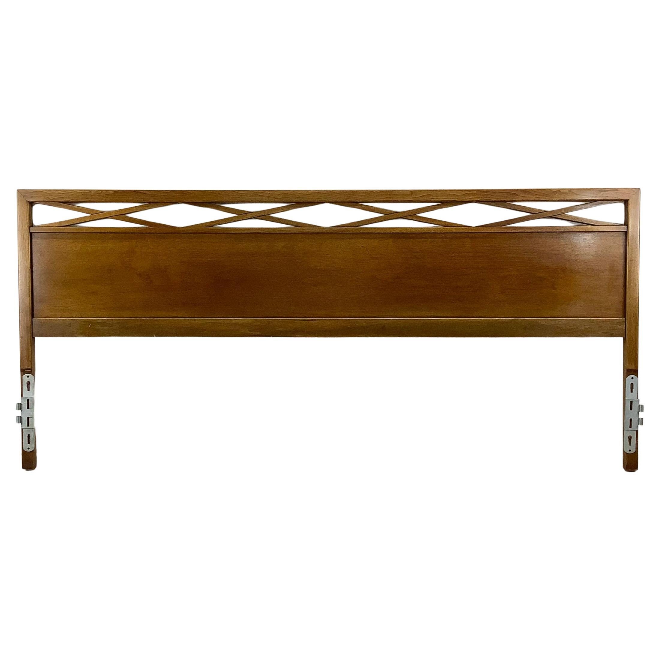 Mid-Century Sculptural Headboard - King For Sale