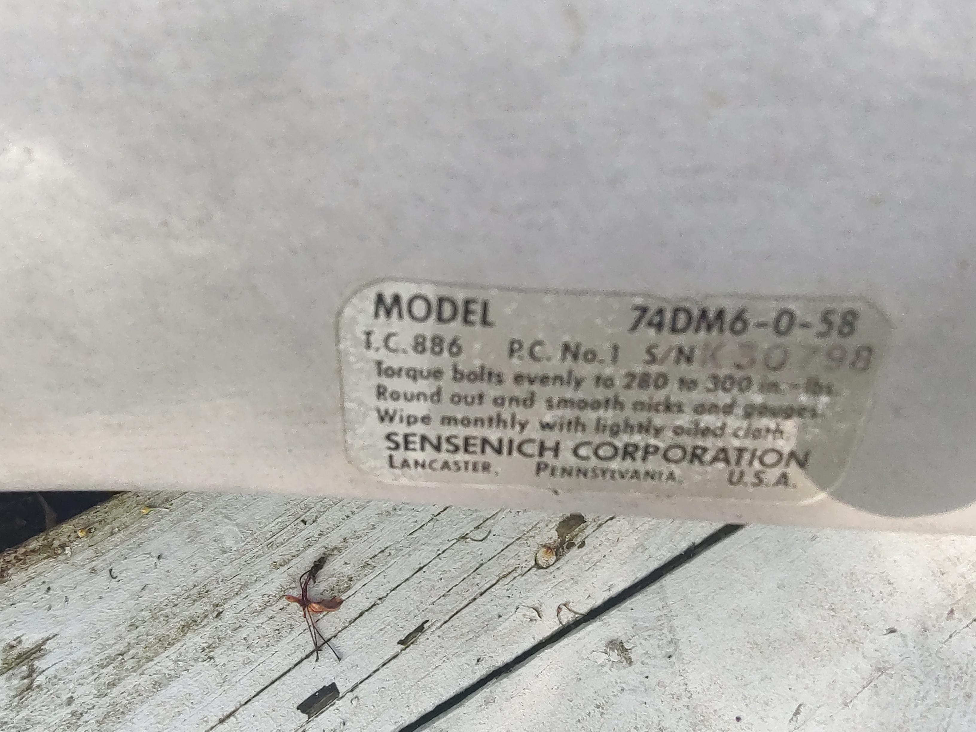 Mid Century Sculptural Heavy Duty Aluminum Airplane Propeller C1960 Sensenich Co In Good Condition For Sale In Port Jervis, NY