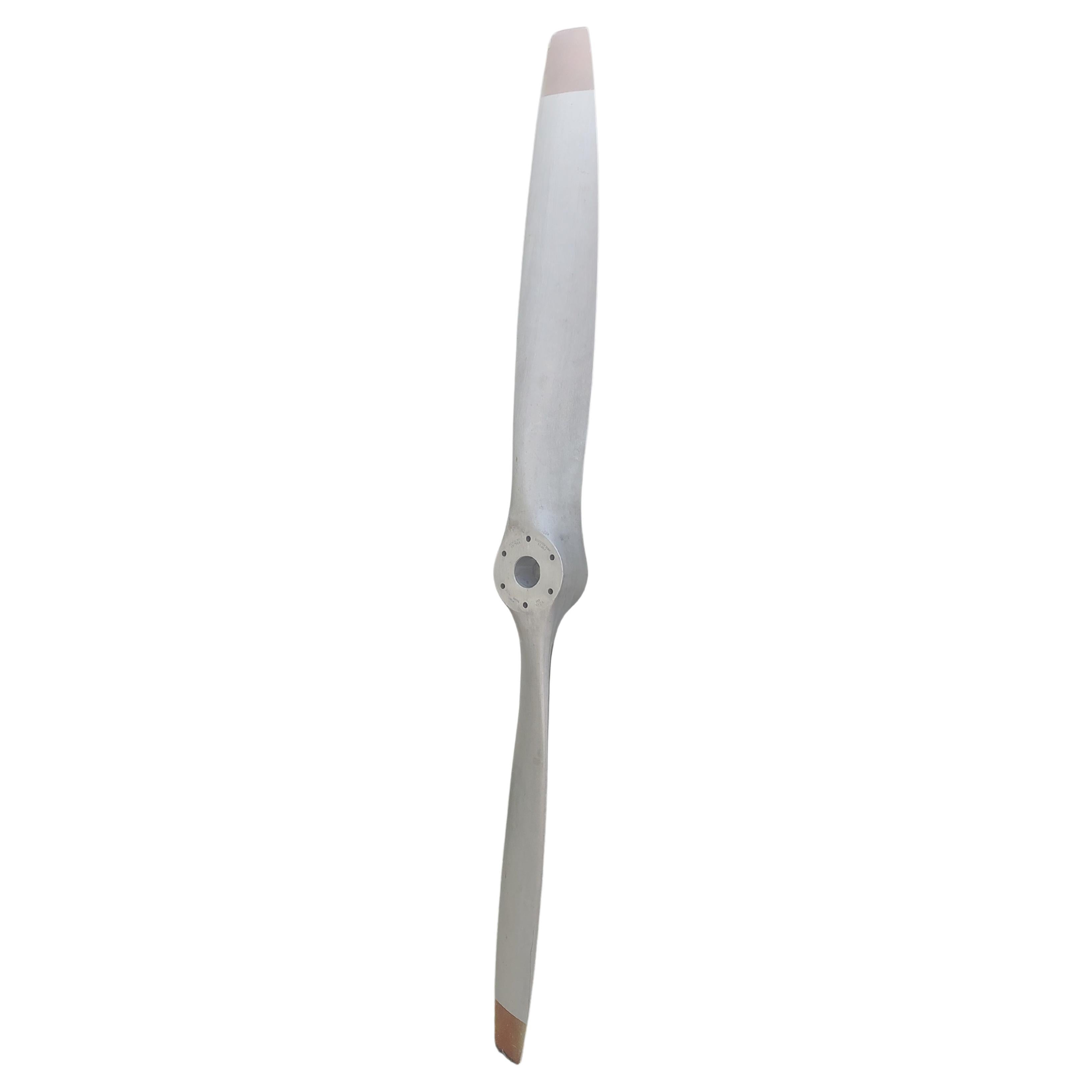 Mid Century Sculptural Heavy Duty Aluminum Airplane Propeller C1960 Sensenich Co