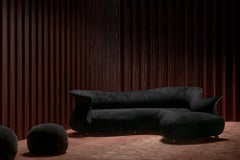 Mid Century Sculptural Made to Measure Amphora Corner sofa