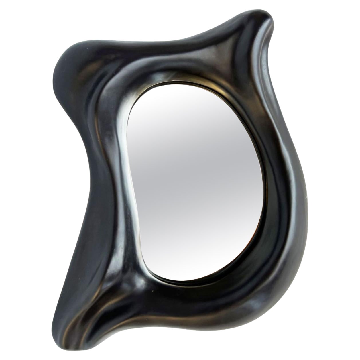 Mid Century Sculptural Mirror in style of Georges Jouve Produced in France 1960s