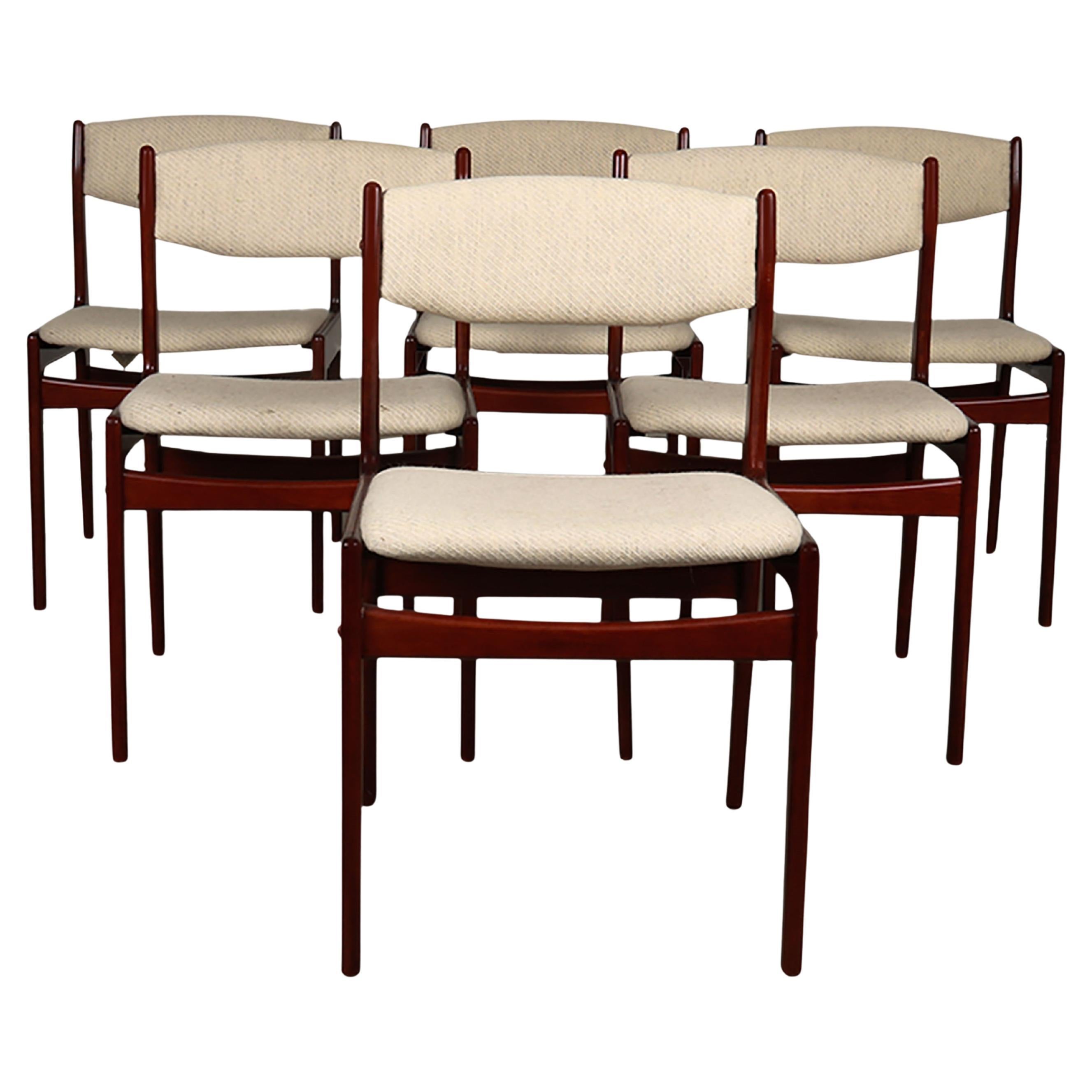 Mid Century Sculptural Rosewood Dining Chairs