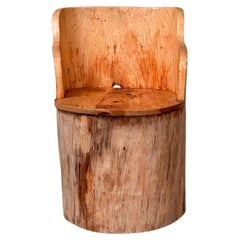 Mid-Century Sculptural Swedish Stump Chair