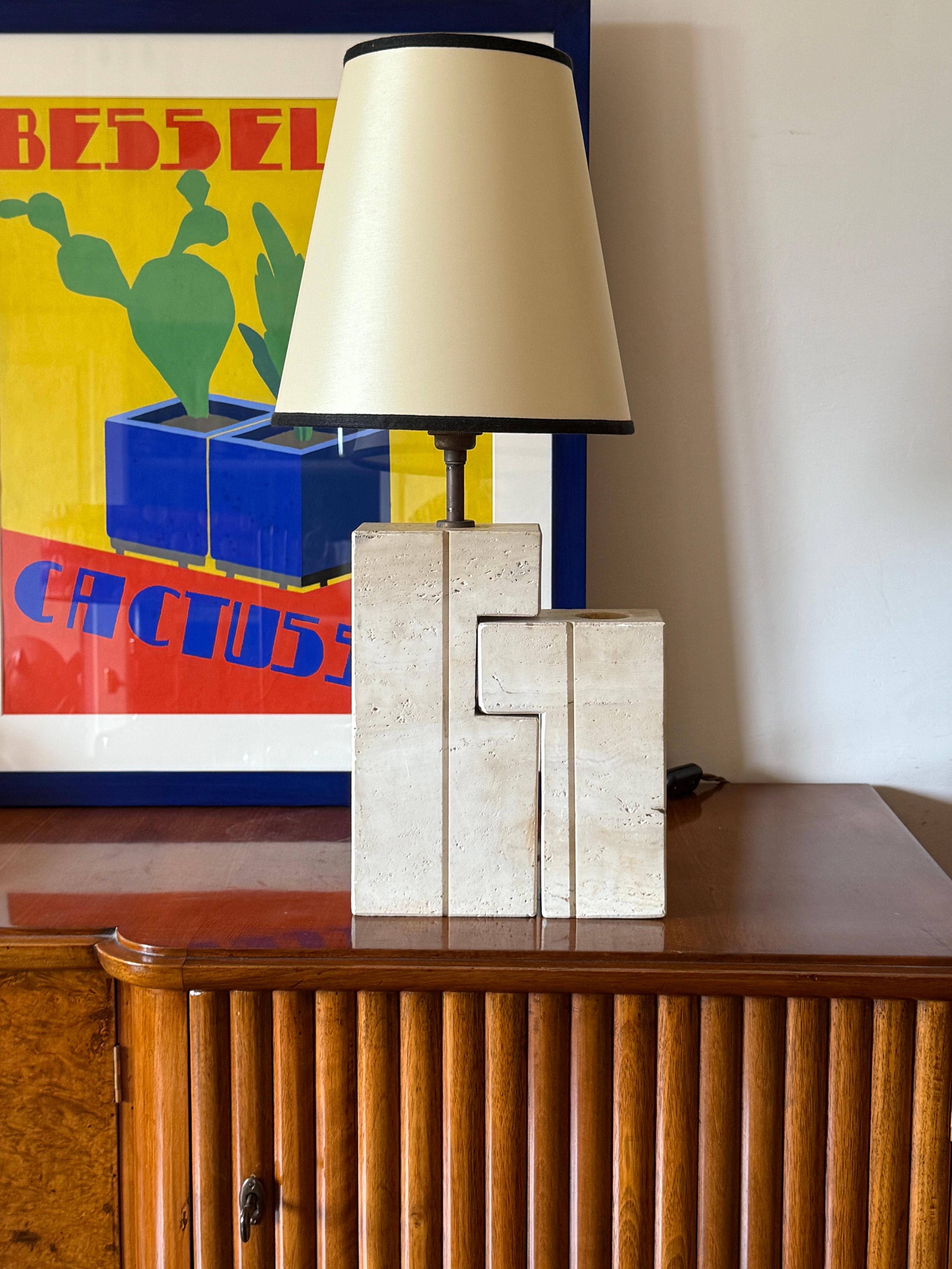 Mid-Century Modern Lampe de table sculpturale du milieu du siècle, Giulio Cesari, Nucleo Sormani Italie 1960 en vente