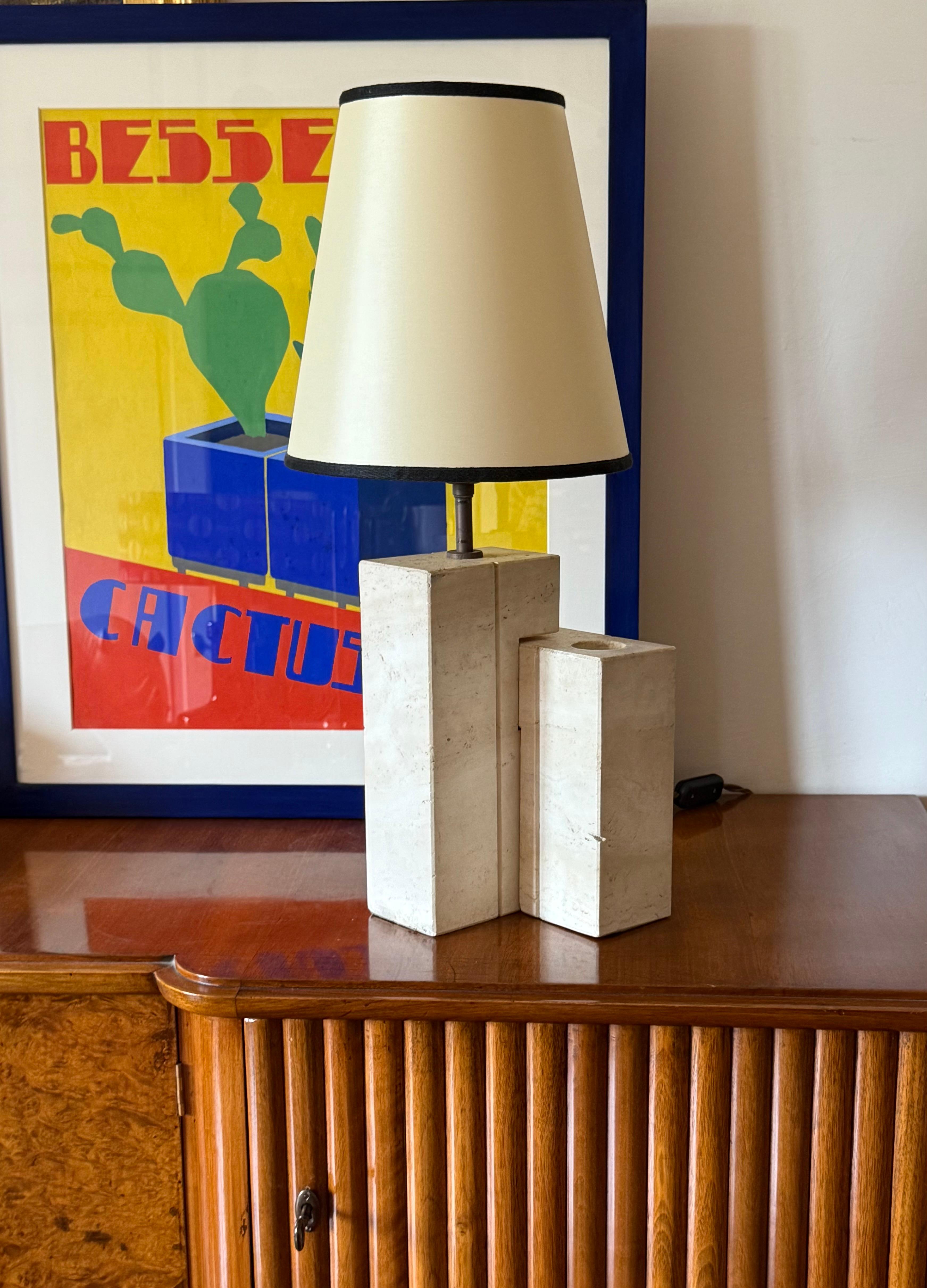 Lampe de table sculpturale du milieu du siècle, Giulio Cesari, Nucleo Sormani Italie 1960 Excellent état - En vente à Firenze, IT