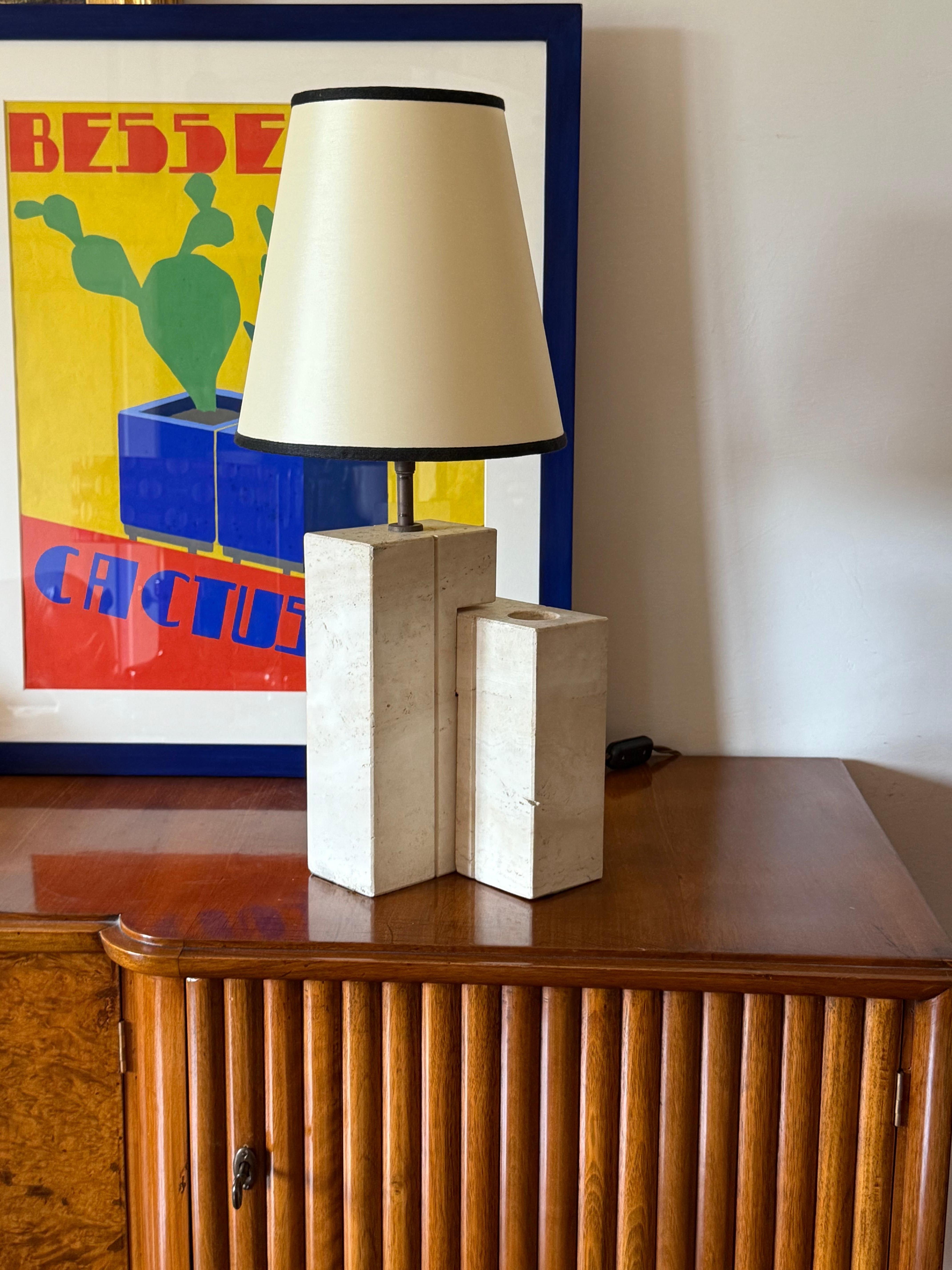 Mid-20th Century Lampe de table sculpturale du milieu du siècle, Giulio Cesari, Nucleo Sormani Italie 1960 en vente