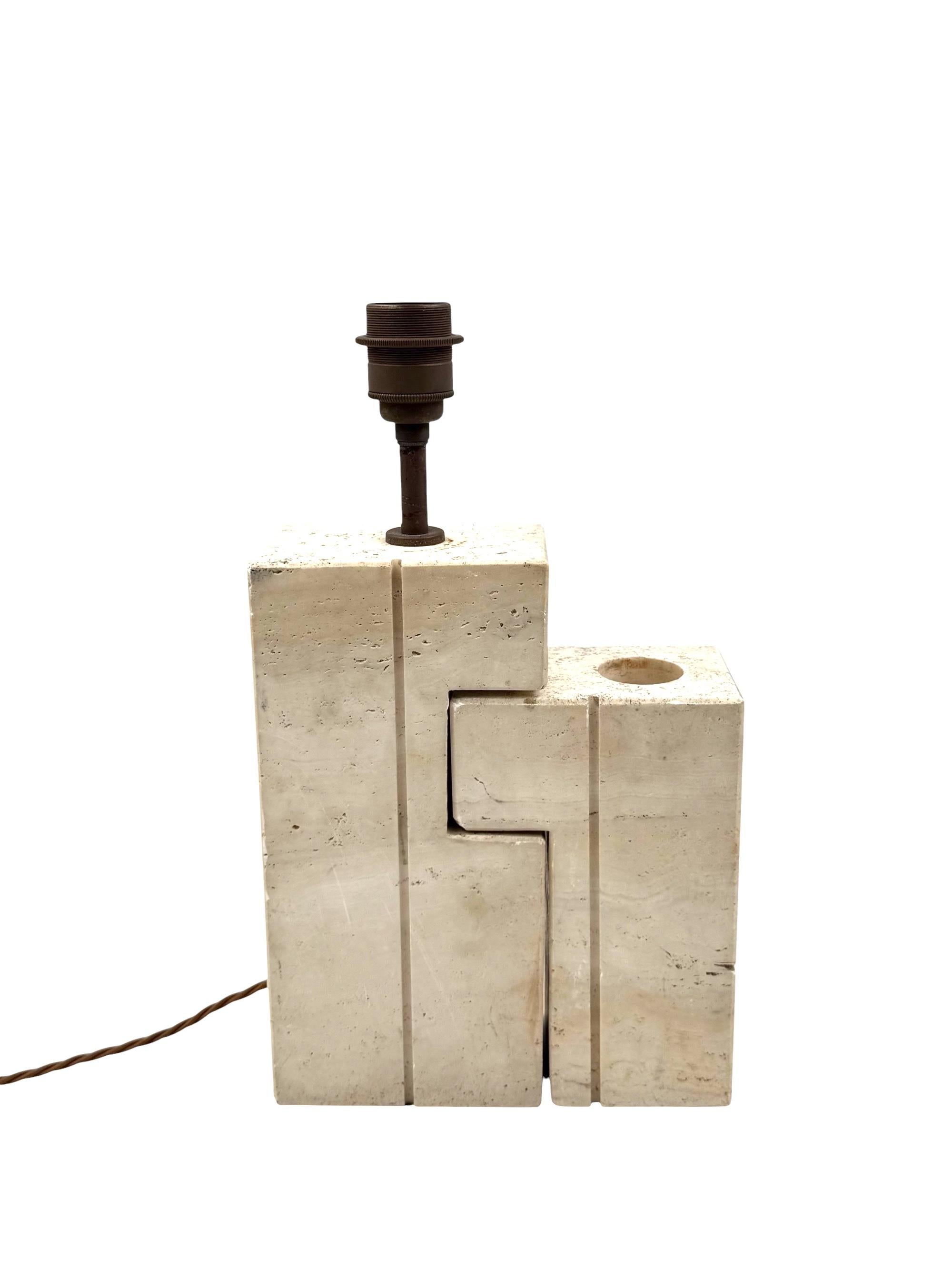 Lampe de table sculpturale du milieu du siècle, Giulio Cesari, Nucleo Sormani Italie 1960 en vente 2