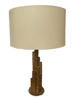 Lampe de table sculpturale du milieu du siècle dernier dans le style de Marcello Fantoni