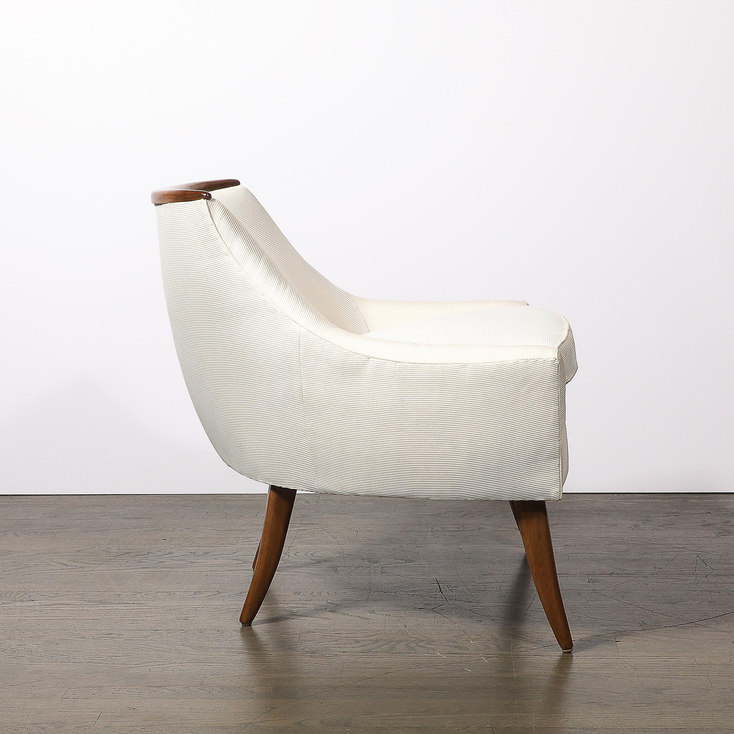Mid-Century Sculptural & Tapered Lounge Chairs in Walnut By Adrian Pearsall For Sale 7