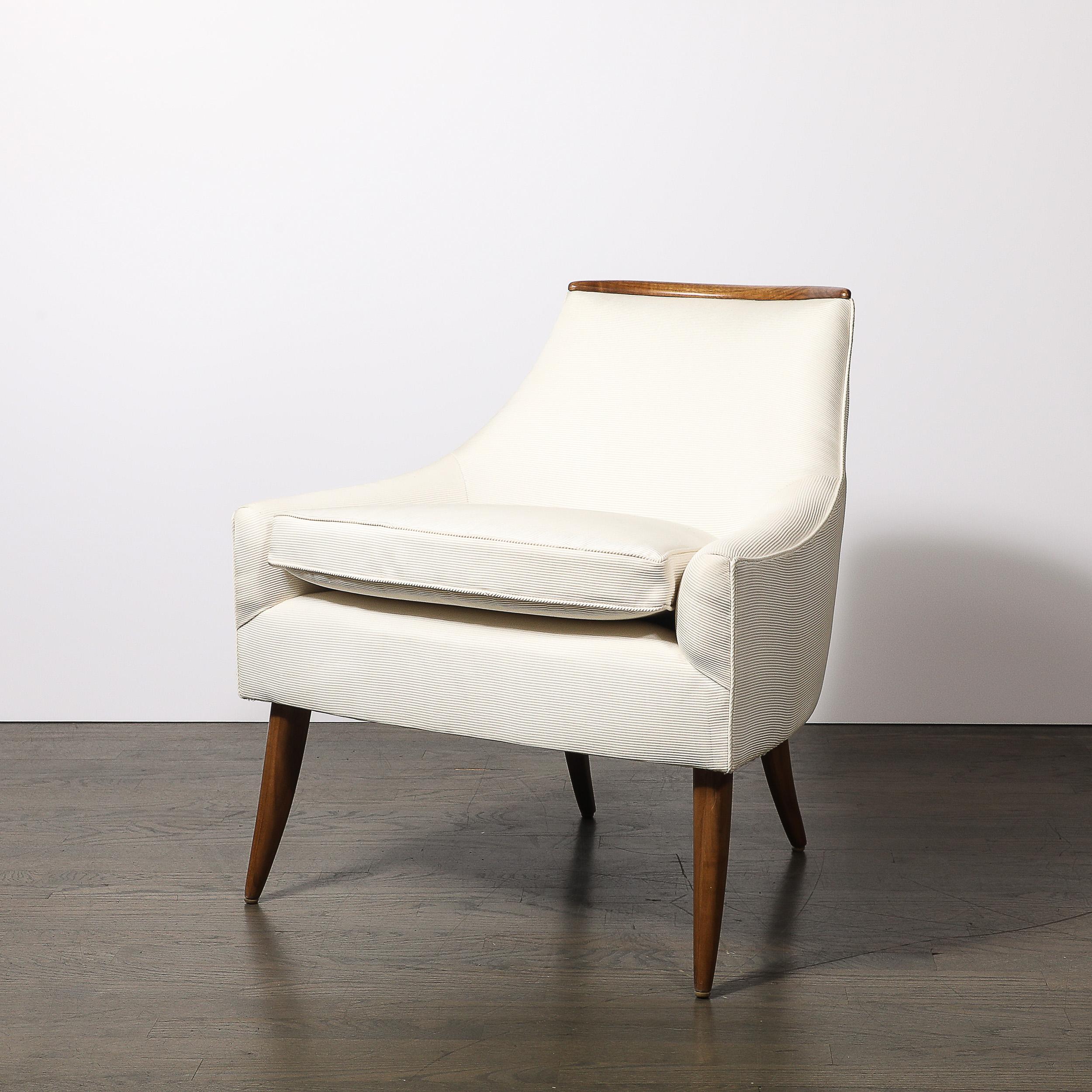 Mid-20th Century Mid-Century Sculptural & Tapered Lounge Chairs in Walnut By Adrian Pearsall For Sale