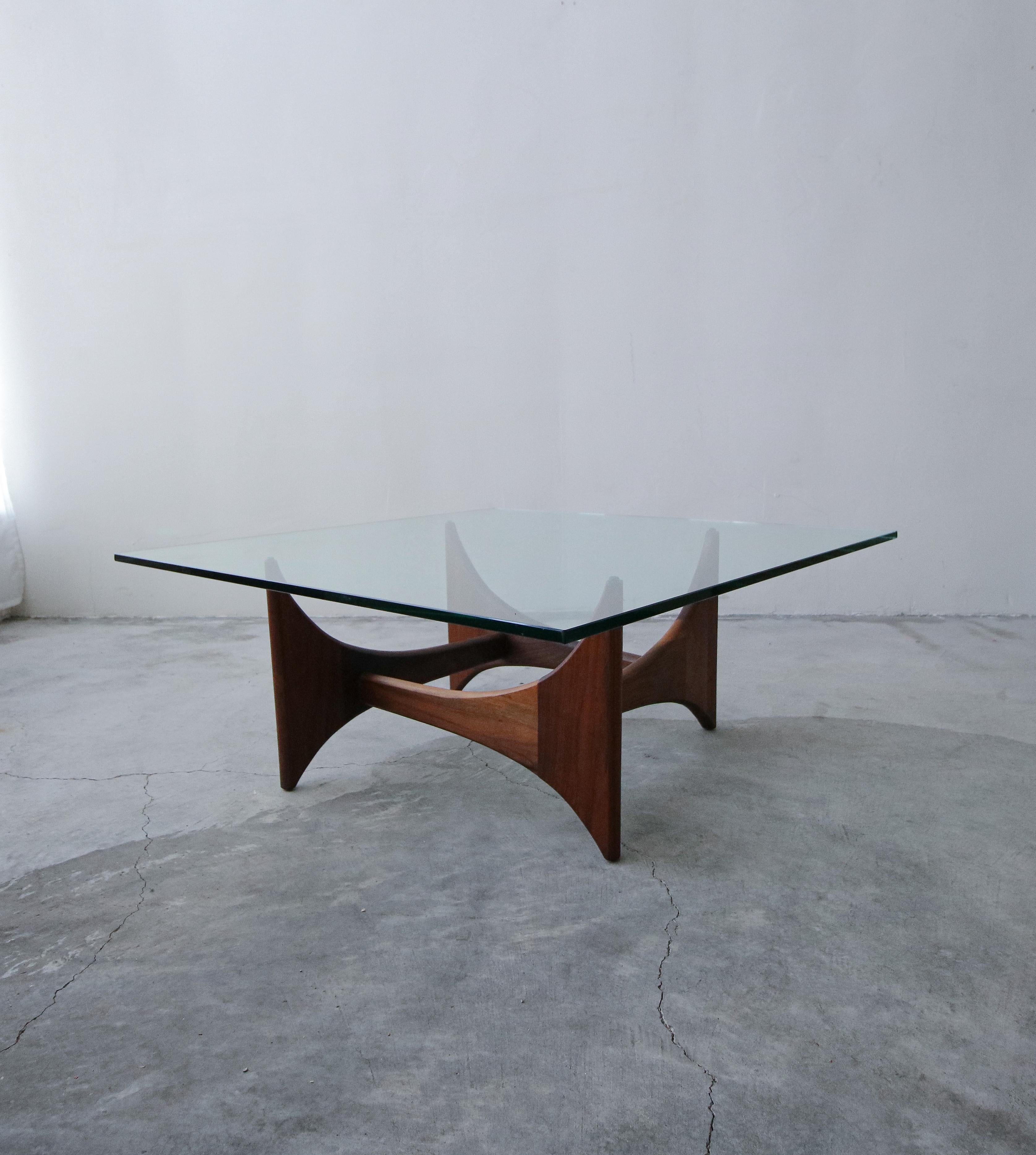 Mid-Century Modern Midcentury Sculptural Walnut Coffee Table by Adrian Pearsall