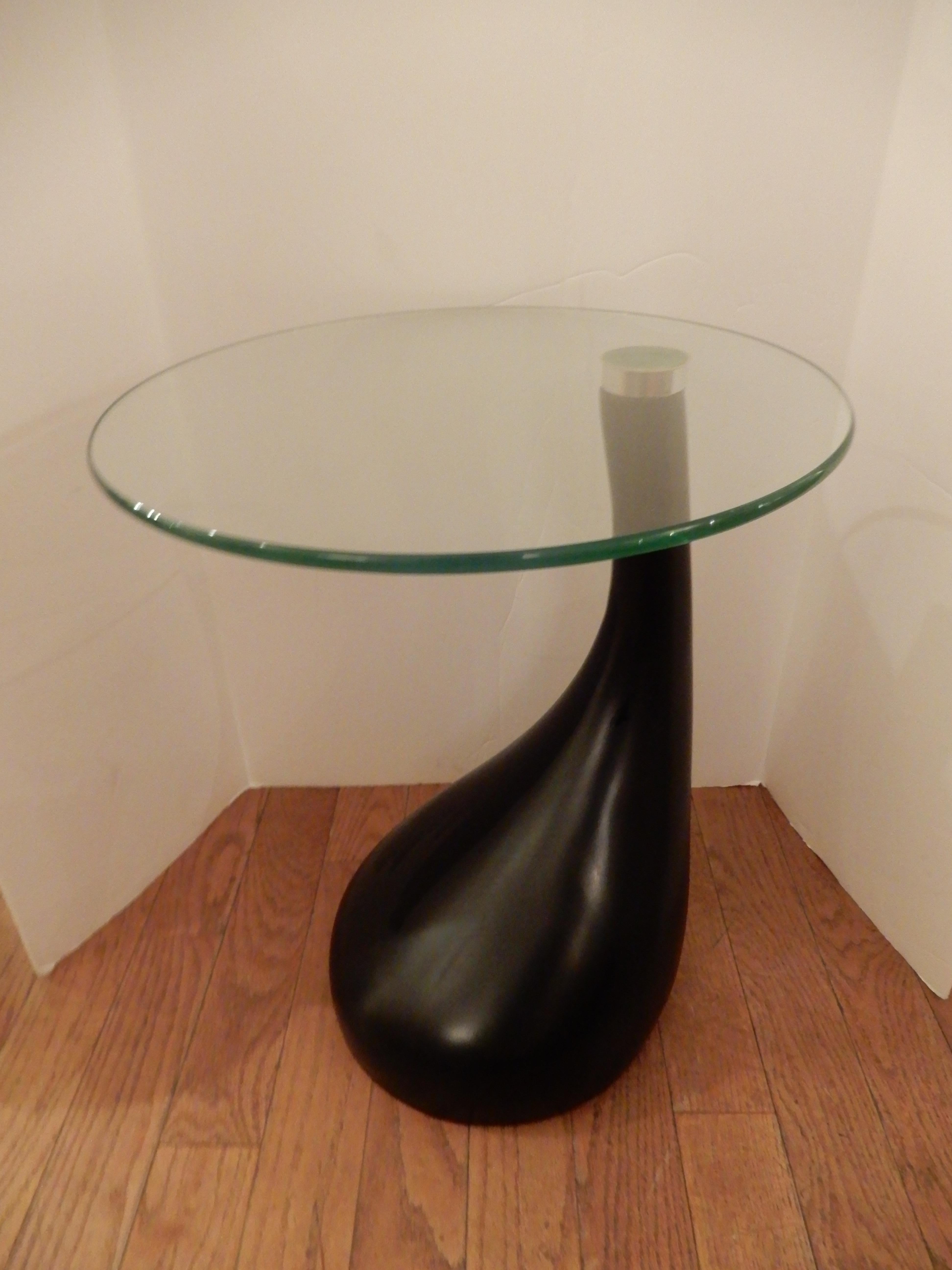 sculptural side table