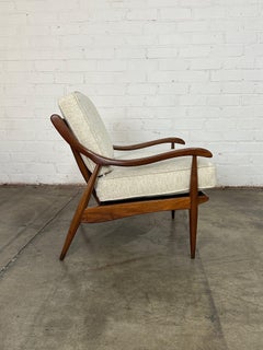 Mid Century Sculptural Wood Lounge Chair
