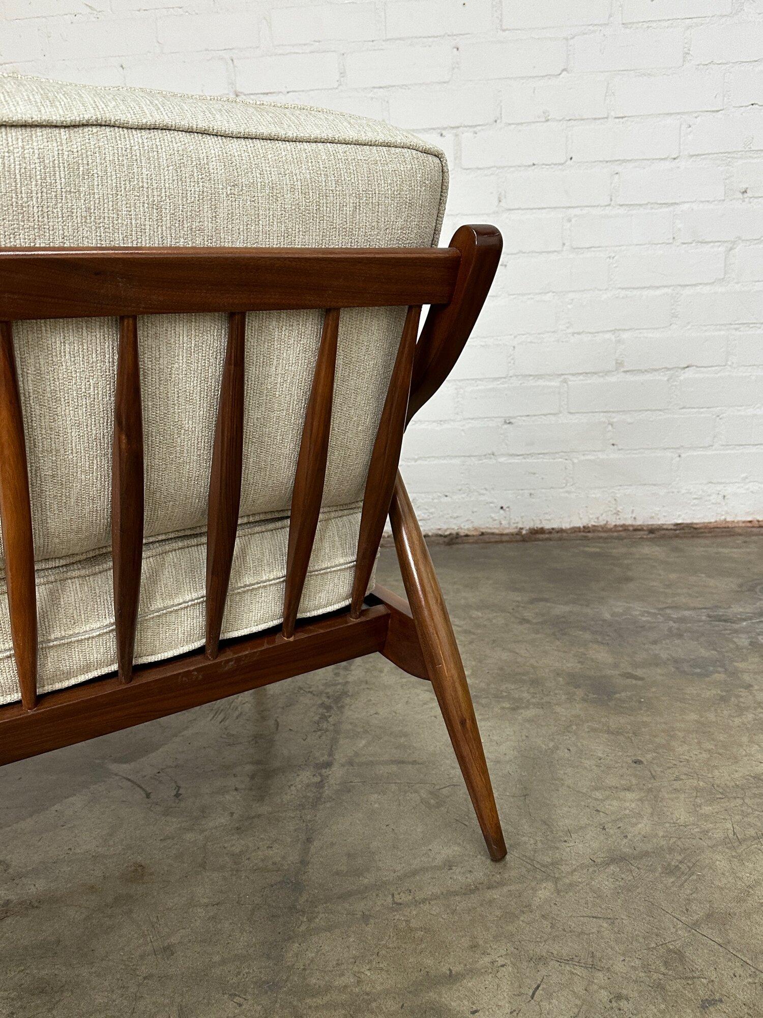 Mid Century Sculptural Wood Lounge Chair For Sale 2
