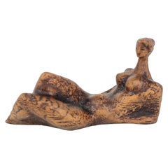 Mid-Century Sculpture of Nude Sitting Women, 1960's