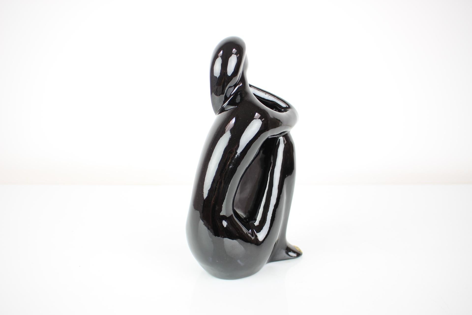Mid-Century Modern Mid-Century Sculpture of Sitting Women Designed by Jitka Forejtová, 1970s